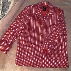Red, Pink, & White Blazer - Very Pretty- NWOT